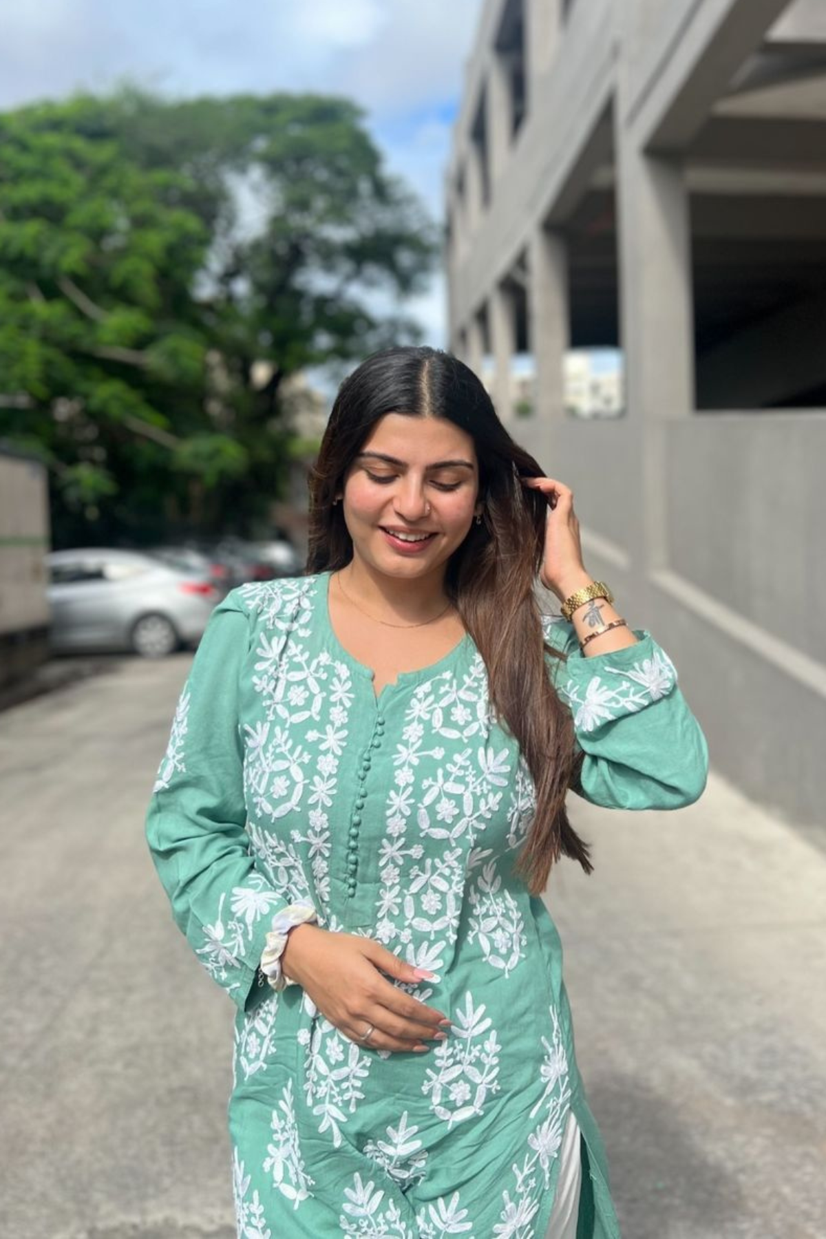 Mint Mirage Kurti